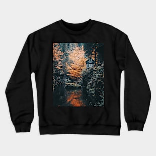 Moody Photography of Bohemian Switzerland's Historic Ticket Office #7 Crewneck Sweatshirt